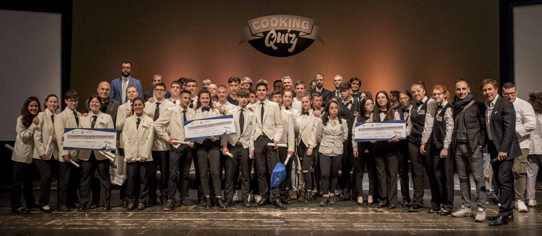 IL “CHINO CHINI” DI BORGO SAN LORENZO E IL “SONZOGNI” DI NEMBRO CAMPIONI NAZIONALI DI COOKING QUIZ 2019